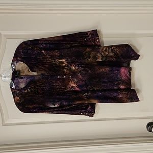 Top - Purple/Green/Tan